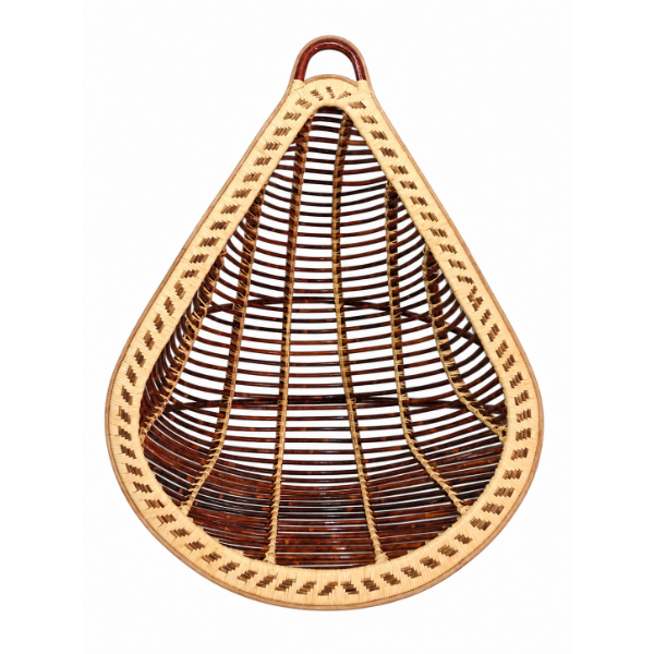 Rattan Teardrop Wicker Cradle